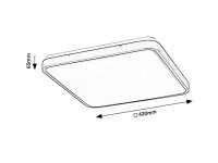 ALENZO bílá LED 36W IP44