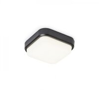 TARIS SQ 17 přisazená černá plast 230V LED 8W IP54 3000K RENDL R12525