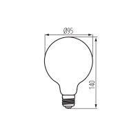 XLED G95C 10,5W-NW Světelný zdroj LED KANLUX 39087