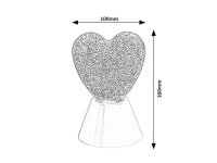 Stolní lampa SPARKLY bílá LED 0,8W IP20 RABALUX 76040