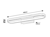 ODRAN zlatá LED 15W IP44