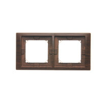 Rámeček 2-násobný Neos IP44 s těsněním, Dub KONTAKT SIMON BMRC2B/051