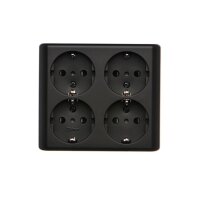 Kontakt Simon EGSZ4NZ/49 EGSZ4NZ/49 Zásuvka čtyřnásobná typu Schu