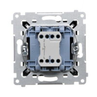 Ovládač rozpínací, řazení 1/0, 10AX, 250V~ bez piktogramu, černá matná