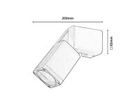 Fasádní svítidlo GORDES GU10 1x15W RABALUX 77193