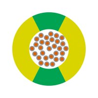 Jednožilový vodič ÖLFLEX WIRE MS 2.1 1X0,75 GNYE zelená/žlutá LAPP 4160200