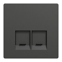 Centrální deska, Merten System D, RJ45, antracit, plast MEG4572-6034
