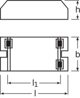 Elektronický předřadník LEDVANCE QUICKTRONIC ECONOMIC 2X511 S