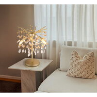 Stolní lampa QUEENA zlatá matná 3xE14, max. 40W 230V GLOBO 64138TG