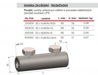 SZ c Cu Svorka zkušební - trubičková DT TECHNIC 300430
