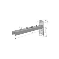 Nosník NPZM 250 ''GZ'' pro žlab 250/50, 250/100 ARKYS ARK-215125