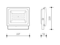 Reflektorové svítidlo VANA SMD 50W LEDMED LM34300011