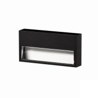 Zamel TYP 12-111-62 Světlo LED SONA, na omítku, 14Vss, IP44, ČERNÁ, TEPLÁ BÍLÁ