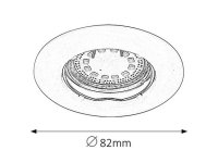 Lite GU10 3x 50W IP44/ IP40 bílá RABALUX 1046