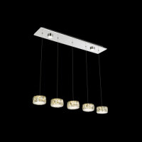 Závěsné svítidlo AMUR chrom LED 48W 230V, 3700lm, 4000K GLOBO 49350-52H
