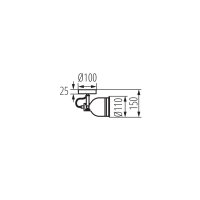 Přisazené svítidlo DERATO EL-1O B-SR KANLUX 35640