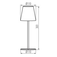 Stolní lampíčka INITA LED IP54 Y KANLUX 36323