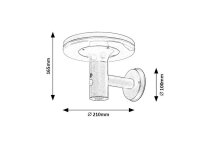ALASKA antracitová LED 10W IP44 antracit RABALUX 77017