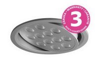 Podhledové LED svítidlo VP LED 12*1W 350mA studená PANLUX KVL-12S/AL