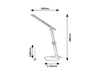 ISAK LED 9W IP20 černá 570lm RABALUX 74198