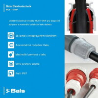 Vidlice 32A 5p 400V IP44 6h BALS 204-TLS