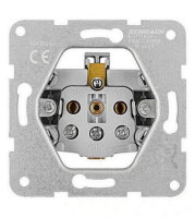 Zásuvka ČSN bezpečnostní clonka, šroubové svorky, oranžová SCHRACK EV101358--