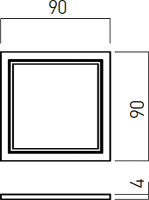 XDOMINO FRAME for 1 LED module for DM01