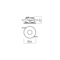 XTWIST REC. RND. SPOT 1x3W 700mA 2-4V DC