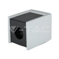 GU10 Fitting Concrete Surface With Gun Black Bottom Square, VT-860 SKU3143
