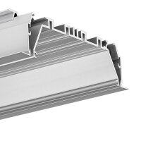 Systém LED hliníkových profil ů do sádrokartonu MOD-KOL-100 1m, stříbrná