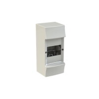 Nástěnná rozvodnice ABB IP41/4M, Mistral41W bez. N/PE, bez dvířek