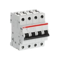 S204-B6 4 fázový jistič 6 A char. B 6kA ABB 2CDS254001R0065
