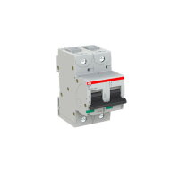 S802N-C16 jistič 2p char. C 16A s klecovou svorkou Icu 36kA ABB 2CCS892001R0164