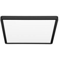 TERY LED sv. čtverec 40W,50cm,CCT,4800lm,IP40,černý lem ECOLITE W008S-CCT/40W/CR