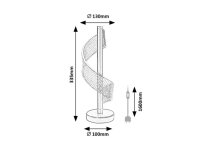 Stolní lampa ZOFRAEL zlatá LED 6W IP20 RABALUX 74416