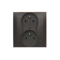 DGZ2TZ/46 Zásuvka dvojnásobná s uzemnění