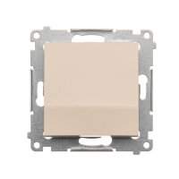 Spínač jednopólový, řazení 1, 16AX 250V~, krémová KONTAKT SIMON DW1A.01/41