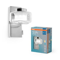 Orbis Flame Wall 5.5W Click CCT IP44 Chrome OSRAM 4099854448027