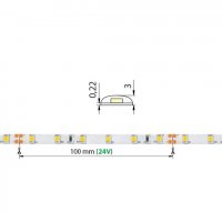 LED pásek SMD2835 WW, 60LED/m, IP54, 5m