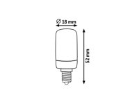 SMD-LED E14 T18 1,8W 130Lm 4000K RABALUX 1589