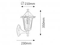 Velence E27 1x 60W IP43 bílá RABALUX 8203