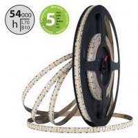 LED pásek SMD2835 WW, 240LED/m, 6W/m, DC 24V, 470lm/m, CRI90, IP20, 8mm, 5m