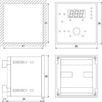Kontroler ATC-B, Un = 8-30V DC, s LED displejem, 15 indikačních funkcí LED