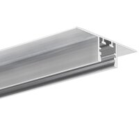 LED hliníkový profil KLUŚ PDS-T neanodizovaná 2m /C2057_2m/ ALUMIA A02057N_2