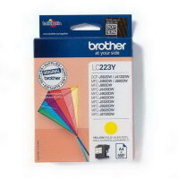 BROTHER LC-223Y (inkoust yellow, 600 str.@ 5% draft)