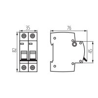 Jistič KMB6-B10/2 KANLUX 32575