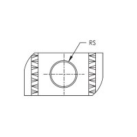 Profilová matice M8, (UA608) SPRAM8EG 31509 ERICO SPRAM8EG 315095