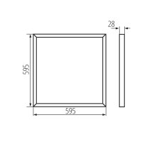 LED panel BAREV BL LEDN2 40W-NW MILEDO KANLUX 31173