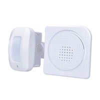 Bezdrátový hlásič pohybu/gong externí PIR čidlo napájení bateriemi bílý 1D22