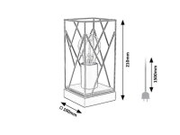 BOIRE E27 1x 40W IP20 černá RABALUX 74006